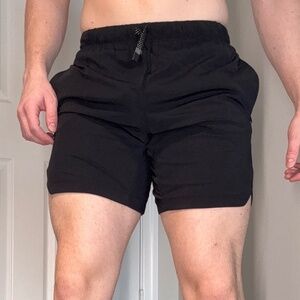 Fabletics Men's Black Workout Shorts (S)